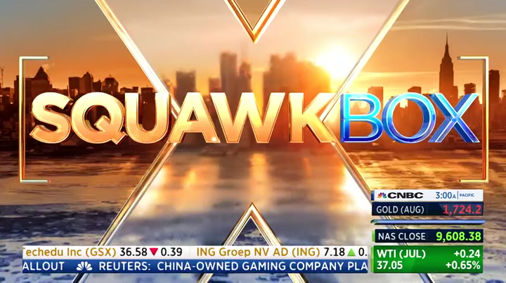 Squawk Box : CNBC : June 3, 2020 6:00am-9:00am EDT : Free Borrow ...